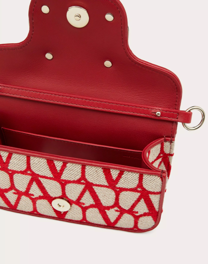 LOCO TOILE ICONOGRAPH SMALL SHOULDER BAG